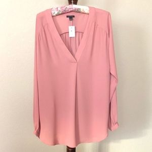 Ann Taylor Rose Pink Blouse